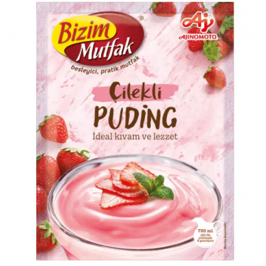 Bizim Mutfak Çilekli Puding 120 G