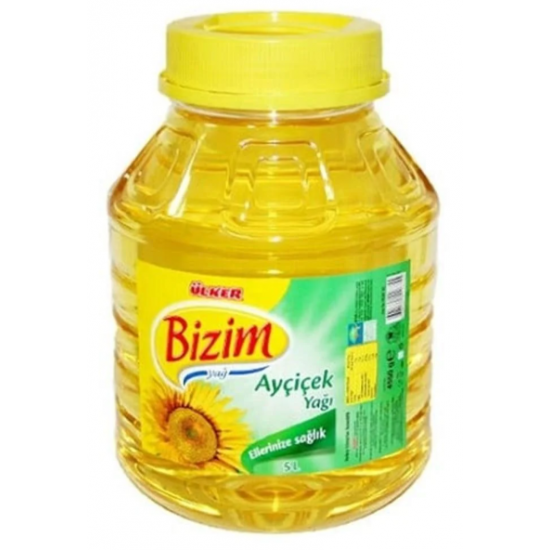 Bizim Ayçiçek Yağı 5 L