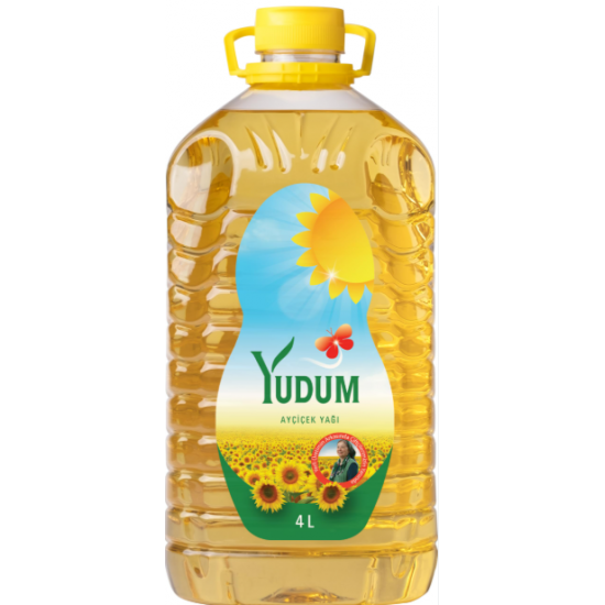 Yudum Ayçiçek Yağı 4 L