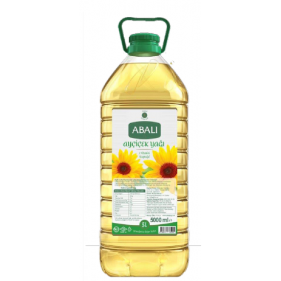 Abalı Ayçiçek Yağı 5 L