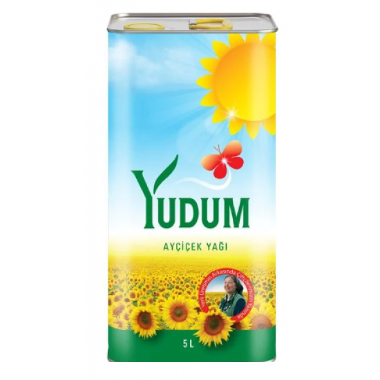 Yudum Ayçiçek Yağı Teneke 5 L