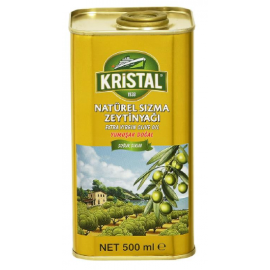 Kristal Sızma Zeytinyağı Teneke 500 ml