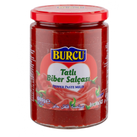 Burcu Tatlı Biber Salçası 600 G