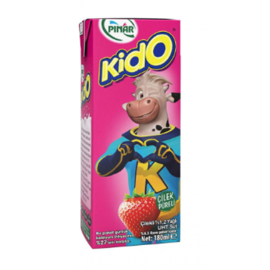 Pınar Kido Çilekli Süt 180 ML